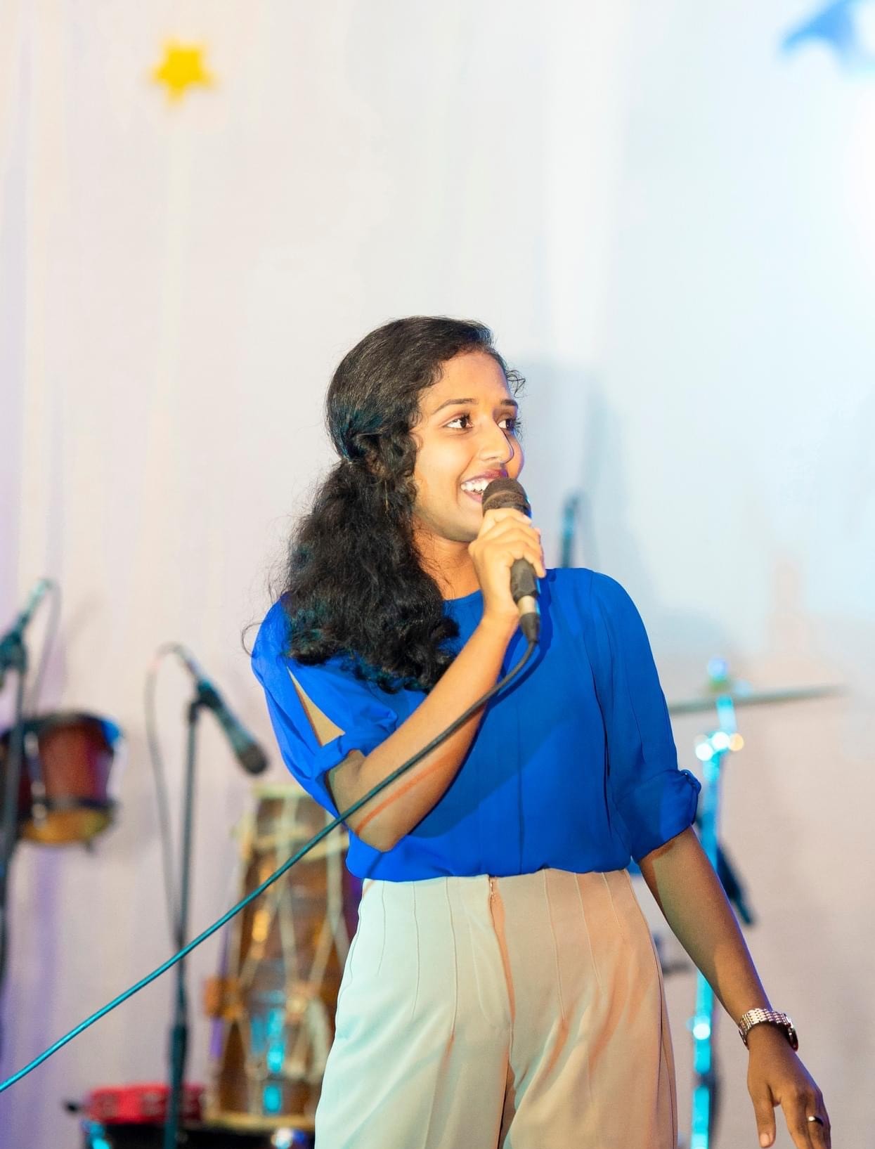 Samadhi hosting a university event